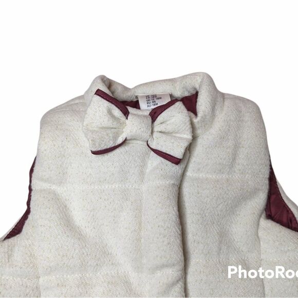 Max Studio Baby Puffer Bow Tie Vest, Size 18 Months - Picture 3 of 7